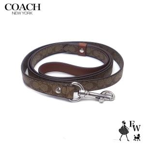 コーチ 犬のリード アウトレット 全長135cm COACH CH155 SVBDX シグネチャー ...