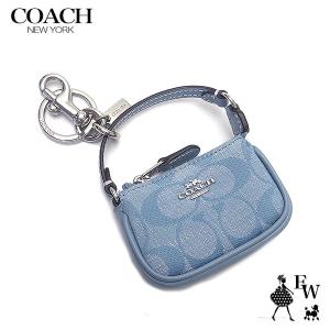 コーチ キーホルダー アウトレット キーリング バッグチャーム COACH CH340 SVM6A バッグモチーフ コーンフラワー ブランド レディース 誕生日 ギフト｜excelworld