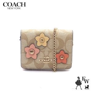 コーチ バッグ COACH アウトレット ショルダーバッグ CH620 IMOT4 フラワー シグネチャー ライトカーキマルチ レディース ブランド プレゼントにも｜excelworld