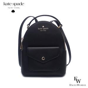 ケイトスペード リュック アウトレット kate spade  ミニ バックパック スカイラー K8702 001 サフィアーノPVC ブラック レディース ブランド プレゼント