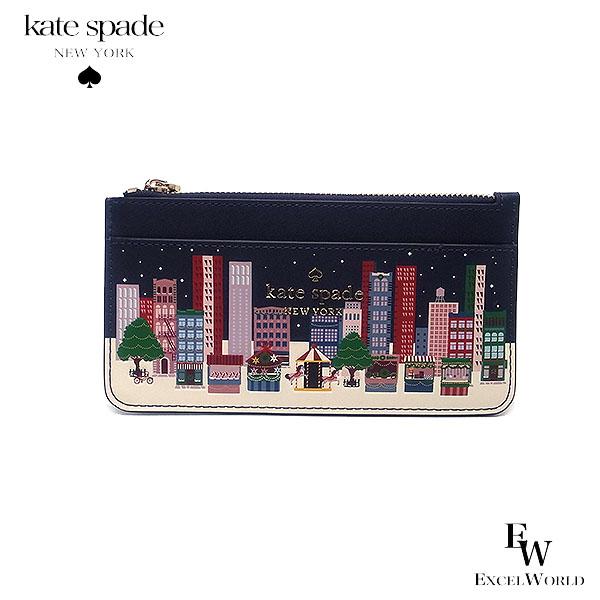 ケイトスペード 財布 KATESPADE アウトレット スリムなカードケース 小銭入れ KE696 ...