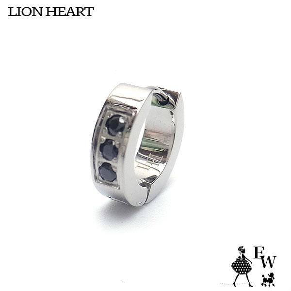 ライオンハートLION HEART ピアス ステンレス メンズ フープピアス LHMP004NS