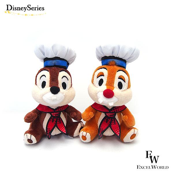 チップとデール ぬいぐるみバッジ パレードの衣装を着たチップ＆デール クワッキーダックシティー ディ...