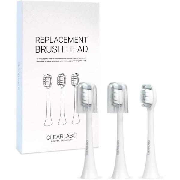 CLEARLABO 電動歯ブラシ 3本セット ※電動歯ブラシは別売りです 替えブラシ