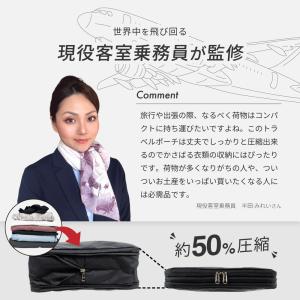 (クーポン配布中) トラベルポーチ 圧縮ポーチ...の詳細画像2