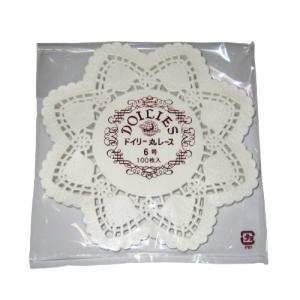 ドイリー レースペーパー 丸型(500枚入)6号