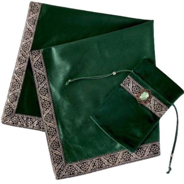 タロットクロス 無地 滑り止め付き 占い 道具 グッズ タロットカード 収納 ケース ポーチ セット