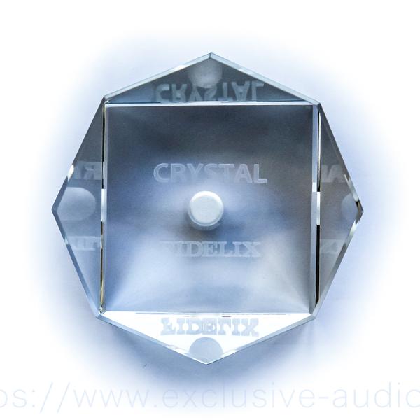レコードプレーヤー Fidelix フィデリックス CRYSTAL レコードスタビライザー 中量級デ...