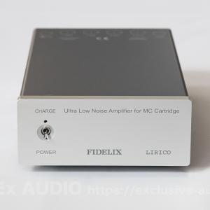 アンプ フォノイコライザー MCヘッドアンプ バッテリー駆動式ヘッドアンプ MCカートリッジ用レコード再生 Fidelix フィデリックス LIRICO(リーリコ)｜exclusive-audio
