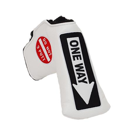 AM&amp;E エーエムアンドイー One Way x Do Not 3Putt Putter Cover...