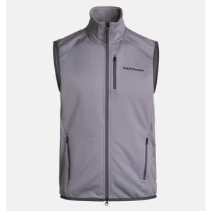 SALE!! PeakPerformance ピークパフォーマンス Chill Light Vest Qui Grey Met ストレッチベスト