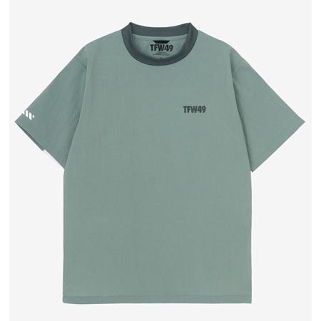 TFW49 ティーエフダブリュー49 SHORT SLEEVE PULLOVER B.GRxWH 半...