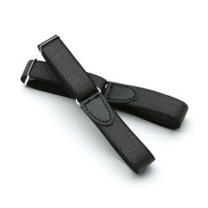 EXCY FORMAL  日本製アームバンド グレー ヘリンボーン柄 長さ調節可能