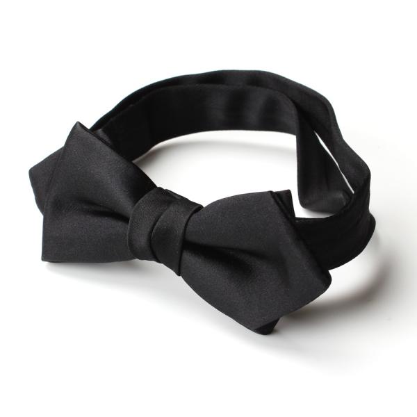 蝶ネクタイ EXCY FORMAL  黒 フォーマル剣 拝絹  日本製