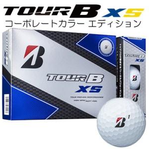 BRIDGESTONE(ブリヂストン) TOUR B XS CORPORATE COLOR EDITION ゴルフ ボール (12球) =