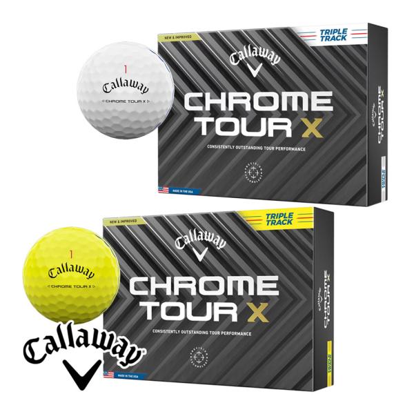【即納可能】キャロウェイ 2024 CHROME TOUR X ゴルフ ボール 1ダース(12球) ...