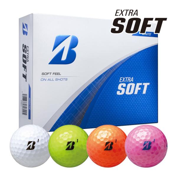 ブリヂストン ゴルフ 2025 エクストラソフト ボール 1ダース(12球) EXTRA SOFT ...