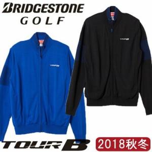 BRIDGESTONE GOLF (ブリヂストン ゴルフ) TOUR B 18 AW 防風前開きセーター メンズ 6GKT1B =｜exgolf