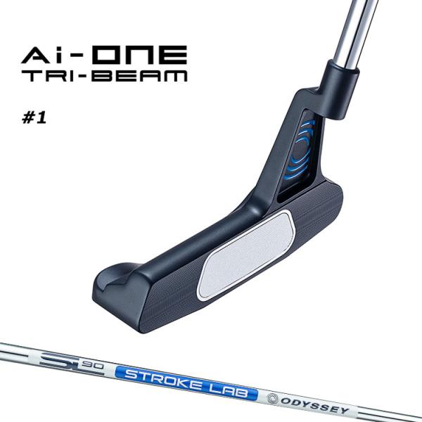 【即納可能】オデッセイ Ai-ONE TRI-BEAM パター 右用 STROKE LAB 90 ス...