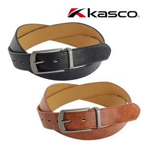 キャスコ ヘビ柄ベルト メンズ KBT-2339B 115cm対応 ゴルフ 2023年モデル Kasco｜exgolf