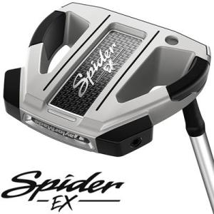 TaylorMade(テーラーメイド) Spider EX PLATINUM/WHITE -スパイダー イーエックス プラチナム/ホワイト- フローネック パター [日本正規品] =｜exgolf