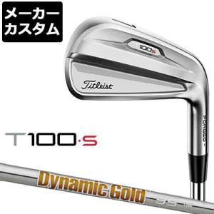 【メーカーカスタム】Titleist(タイトリスト) T100S 2021 アイアン 5本セット(#6-PW) Dynamic Gold 95 スチールシャフト