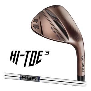 テーラーメイド TaylorMade ハイ・トウ3 ウェッジ 右用 KBS HI-REV 2.0 スチールシャフト メンズ ゴルフ [日本正規品]｜exgolf