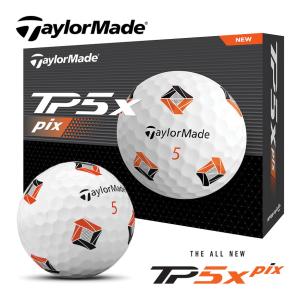 【即納可能】テーラーメイド 2024 TP5x Pix ゴルフ ボール 1ダース(12球) TaylorMade｜exgolf