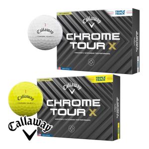 日本全国送料無料 キャロウェイ 2024 CHROME TOUR X クロム ツアー エックス トリプル・トラック ボール  1ダース(12球) Callaway｜exgolf