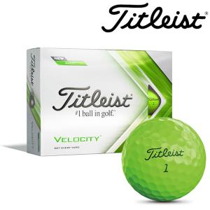 日本全国送料無料 Titleist(タイトリスト) VELOCITY 2022 ゴルフボール グリーン 1ダース(12球) ベロシティ ギフト
