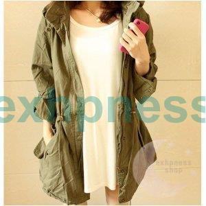 モッズコートレディース 春コートレディース ショートコート ミリタリージャケット シャツコート大きいサイズ フード付き Cn1111 Ltndy390 エクハピ 通販 Yahoo ショッピング