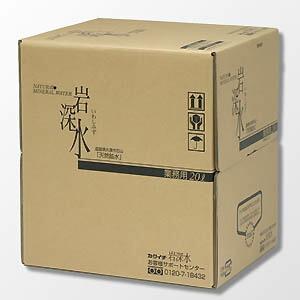 岩深水（いわしみず）　20Lボックス　送料無料・超軟水・メーカー直送（滋賀県）・岩清水・ナチュラルミ...