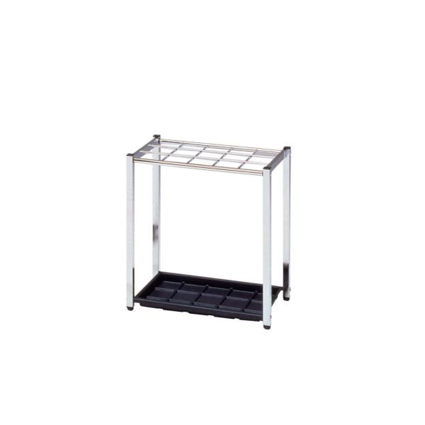 レインスタンドＳ15本立て　233-0410　（ミヅシマ工業）傘立て　傘　カサ立て　施設用品　ステン...