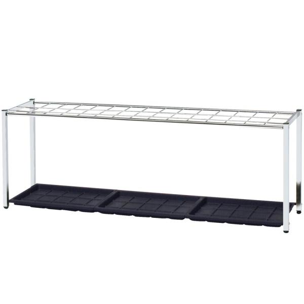 レインスタンドＳ45本立て　233-0425　（ミヅシマ工業）傘立て　傘　カサ立て　施設用品　ステン...