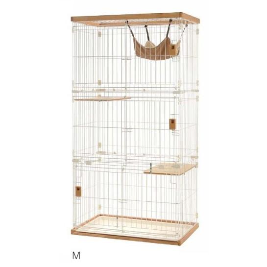 リッチェル　ペット　木製お掃除簡単キャットサークル M　（＊4t車以外での配送不可＊1Fエントランス...