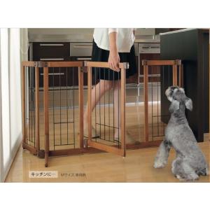 リッチェル　ペット　木製おくだけドア付ゲートM　超小型犬用〜小型犬用　※2個セット　（＊4t車以外で...