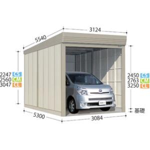 タクボ物置　ガレージ倉庫　カールフォーマ　CM-3153（一般型・標準屋根）　高さ2763