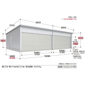 イナバ物置 タフレージ WG-S6060・66...の詳細画像1