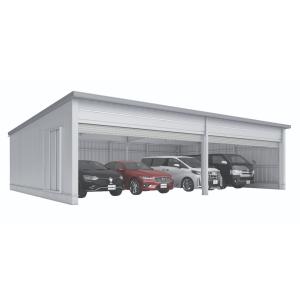 イナバ物置　タフレージ　WG-S6060・76MU（シャッタータイプ/多雪型/4台収納タイプ）