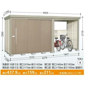 タクボ物置　Mr.ストックマン　プラスアルファ　TP-SZ43R15（多雪型・結露減少屋根）　中・大...