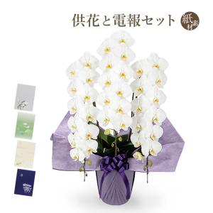 電報屋のエクスメール Yahoo 店 供花セット お悔やみ電報 弔電 Yahoo ショッピング