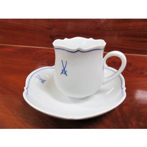 マイセン マイセン（MEISSEN）金彩 花柄 カップ＆ソーサー