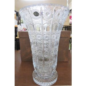 BOHEMIA crystal  ボヘミアクリスタル 花瓶 クリスタル ブランドBOX入り 花器