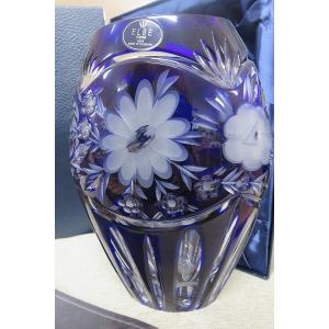 ELBE crystal  エルベクリスタル 花瓶 フルーツ ブランドBOX入り 花器