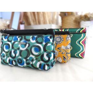 Jim Thompson ジムトンプソン ポーチ Silk Hobo Bag シルク タイシルク タ...