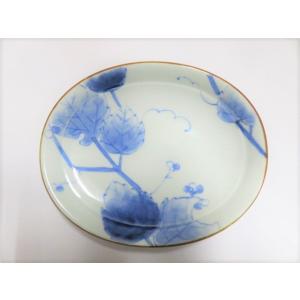 有田焼　皿　お皿　小皿　楕円皿　野ぶどう楕円皿　ギフト　