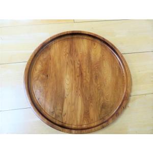 盆 丸盆 木製 屋久杉 お盆 長寿 ギフト 天然木 お祝い 和風 : EX.mart