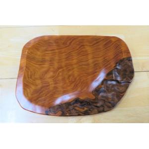 皿　木製　屋久杉　飾り皿　長寿　ギフト　天然木　お祝い　和風