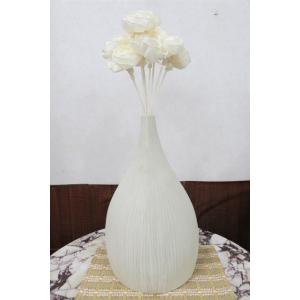 花瓶　花器　フラワーベース　陶器　白　オフホワイト　47ｃｍ　シンプル　ナチュラル｜exmart