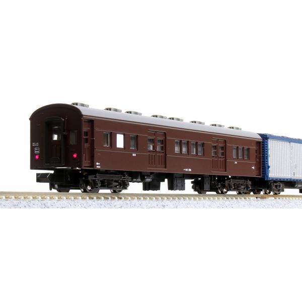 KATO Nゲージ 郵便・荷物列車 東海道・山陽 6両セットB 10-1724 鉄道模型 貨車 茶